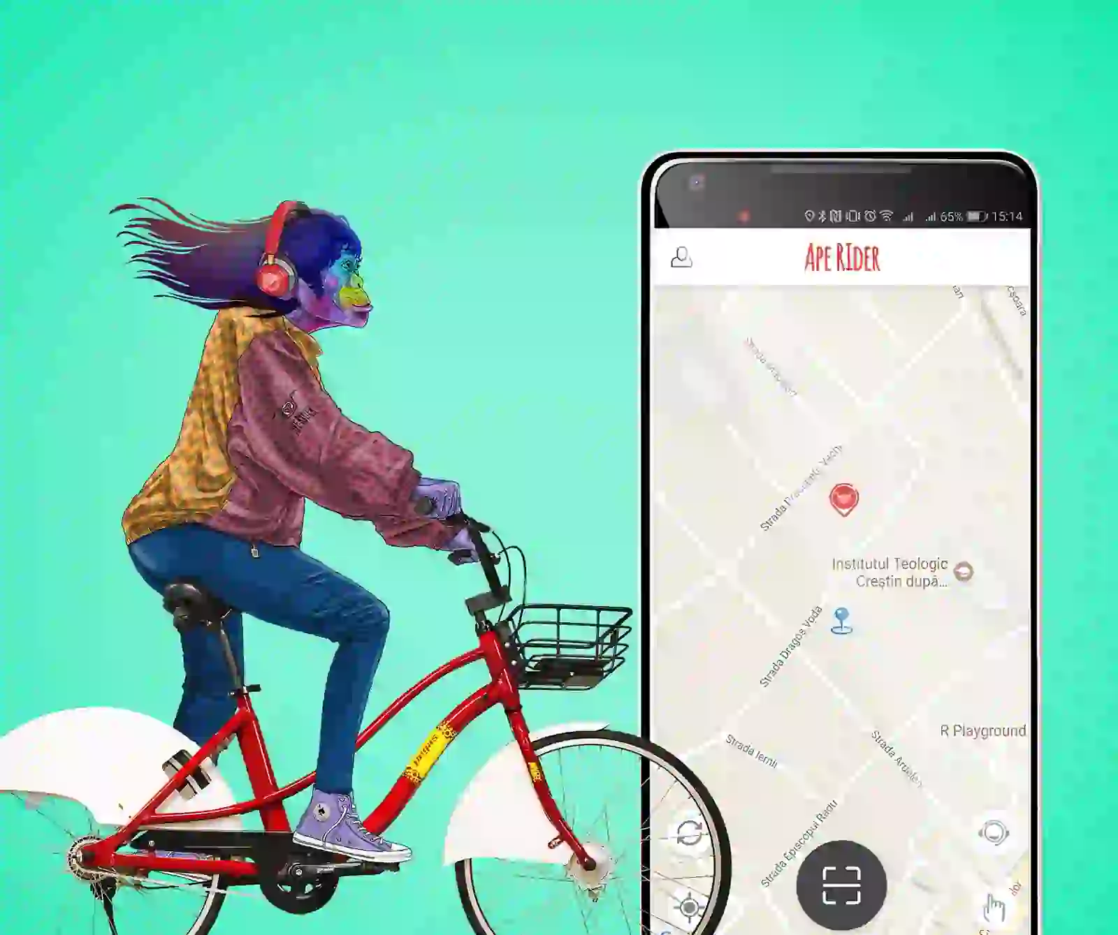 Ape Rider map view